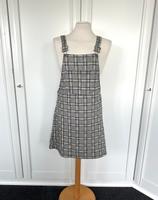 H&M Kleid Latzkleid Gr. S 36 Schwarz Grau Gelb Kariert Niedersachsen - Apen Vorschau