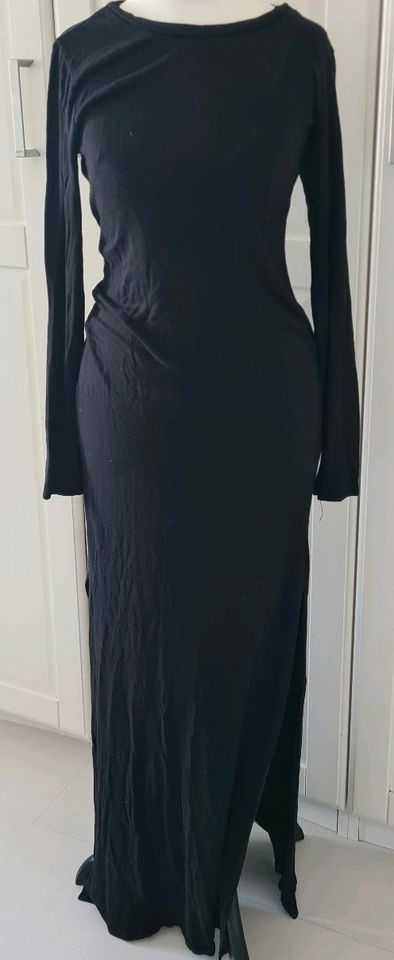 H&M Basic Bodycon MAXI Kleid Gr. M S Schwarz Seitenschlitz Top in Berlin