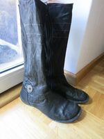 Stiefel schwarz Leder mit Reißverschluß Münster (Westfalen) - Roxel Vorschau