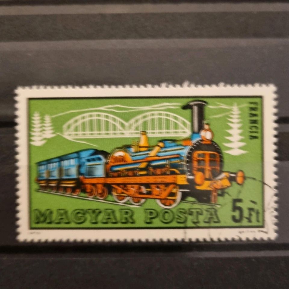 Ungarn 8 Briefmarken Lot Eisenbahn Bahn Lok Zug #0230 in Aurich
