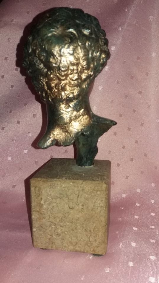 Bronze, Knabe, Jüngling nach antikem Vorbild, Griechisch-römisch in Torgau