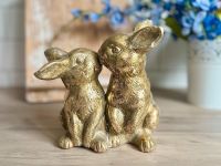 Dekofigur Hase Deko gold Frühlingsdeko Hasenfigur Dekohase Duisburg - Walsum Vorschau