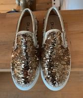 Di Lauro❤️Slipper❤️Pailletten❤️Gold❤️Beige❤️Gr. 41❤️TOP Nordrhein-Westfalen - Meckenheim Vorschau