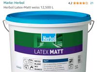 Herbol Latex Matt Farbe weiß 12,5 Liter Köln - Ehrenfeld Vorschau