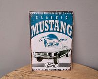 Ford Mustang USA Muscle Car GT Blechschild American Classic Nordrhein-Westfalen - Lippstadt Vorschau