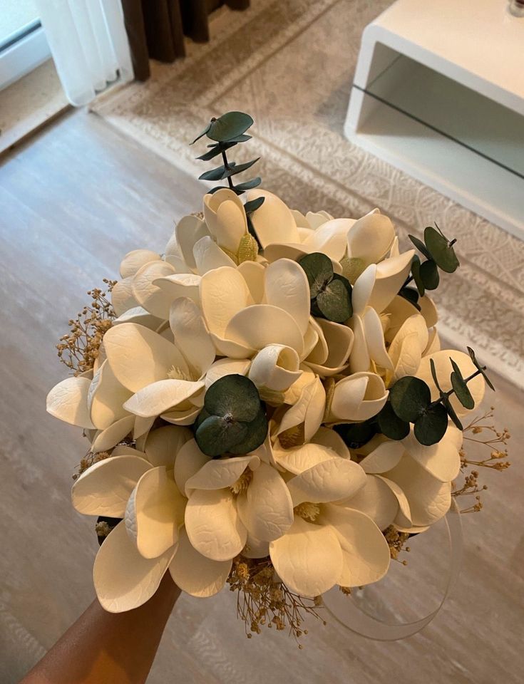 Brautstrauß Blumenstrauß „Künstlich „ Magnolien in Dortmund