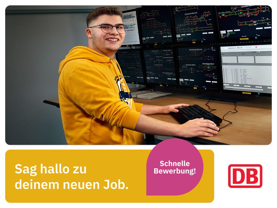 Ausbildung Zugverkehrssteuerer (w/m/d) (Deutsche Bahn) Ausbildungsplatz, Praktische Ausbildung, Ausbildung in Riesa Eisenbahn Bahnbetrieb Disponent Schienenverkehr in Riesa