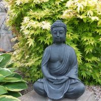 Steinfigur Buddha Shiva antik Gartenfigur Feng Shui Dekoration Nordrhein-Westfalen - Korschenbroich Vorschau