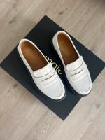 Maje Plateau-Loafer Lederschuhe 38 weiß Düsseldorf - Angermund Vorschau