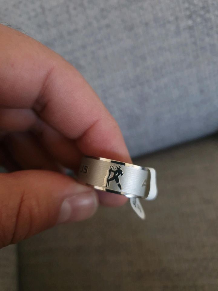 Edelstahlringe 2 Stk Herren Ring Ringe Size 23 in Hückelhoven