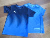 2 Sport T-Shirts aus Funktionsstoff blau Puma Gr. 128 Bayern - Hebertshausen Vorschau