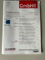 Otto schmidt GmbHR; GmbH Rundschau 5/2023 Hessen - Friedrichsdorf Vorschau