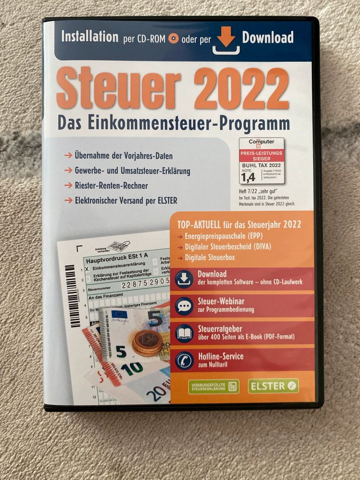 SteuerAldi 2022, Einkommensteuer- Programm, Buhl in Berlin