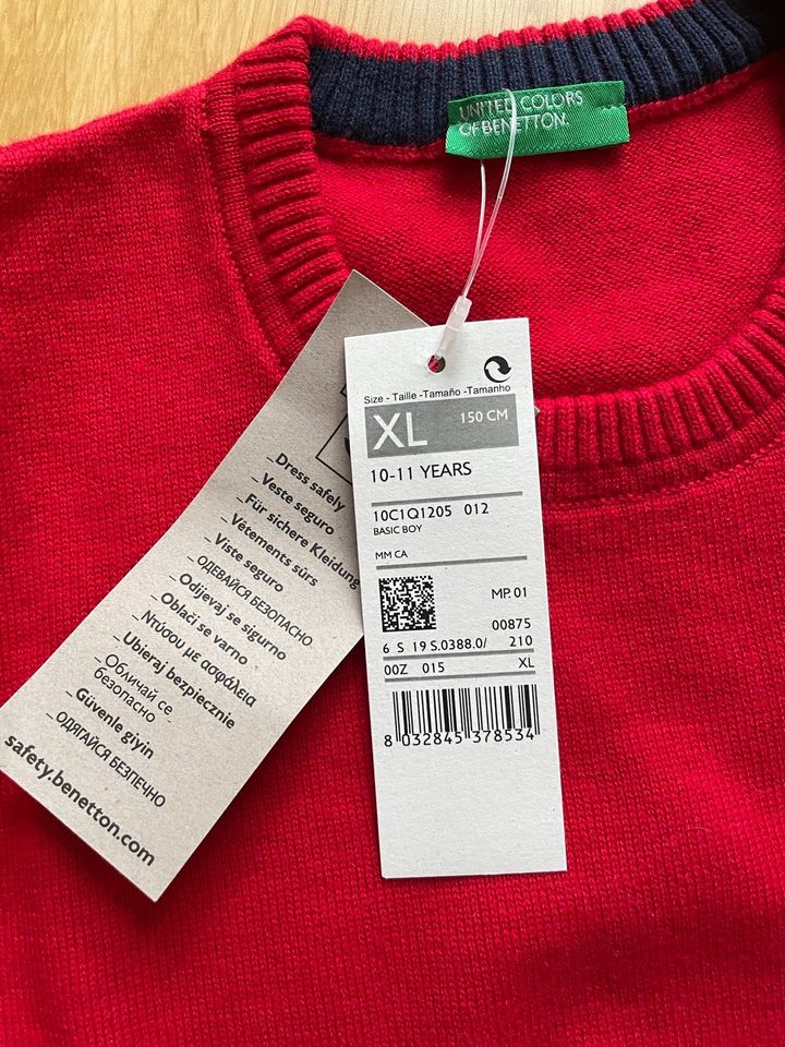 Neu! Benetton Pullover Kinder Größe XL (150cm, 10-11 Jahre) in Berlin