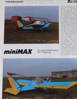 Bauplan "miniMAX UL Semi-Scale mit Scale-Dokumentation" aus FMT Bayern - Sulzbach a. Main Vorschau