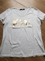 T-Shirt Karl Lagerfeld Gr. M weiß gold Brandenburg - Jüterbog Vorschau