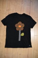 T-Shirt Oberteil schwarz mit Blume Flower print DIY genäht bunt Duisburg - Duisburg-Mitte Vorschau