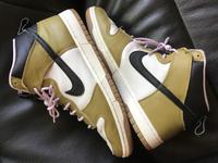 Nike Dunk mid Olive weiß schwarz Einzelstück Sondermodell Hessen - Neuberg Vorschau