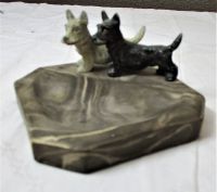 Scottish Terrier Hundefigur Schale/Aschenbecher Marmor+Metallguss Saarbrücken - St Johann Vorschau