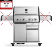 BURNHARD EARL 4-Brenner Gasgrill Edelstahl Grill Heckbrenner Nordrhein-Westfalen - Herten Vorschau