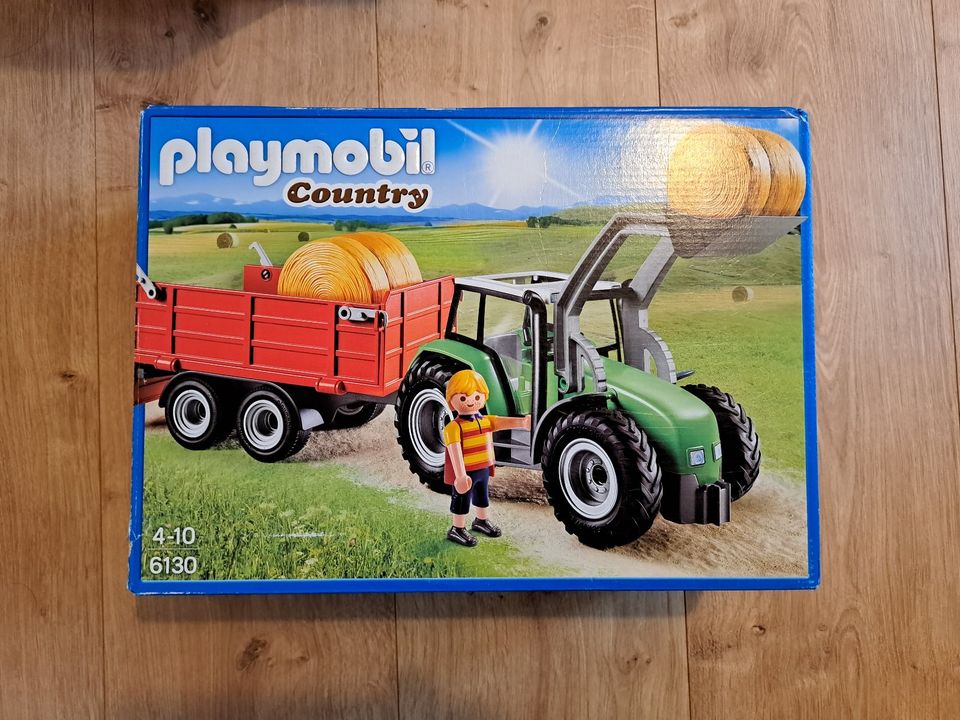 Playmobil country 6130 – Großer Traktor mit Anhänger in Ascheberg