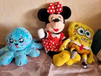 3 x kuscheltiere minnie mouse SpongeBob Schwammkopf Düsseldorf - Oberbilk Vorschau