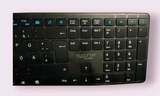 Sygonix Connect Slim Wireless Desktop Set Tastatur in Büchenbach