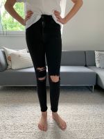 Bershka Skinny Jeans 34, destroyed Jeans XS, schwarze Jeans Baden-Württemberg - Böblingen Vorschau