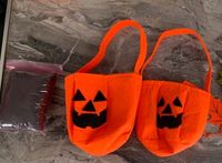 Herbst Halloween Deko Dekoration bag Taschen orange Spinnennetz Baden-Württemberg - Küssaberg Vorschau