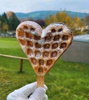 Vermiete Waffeleisen für Knabber Herzen / Herz am Stil / Waffeln Nordrhein-Westfalen - Hiddenhausen Vorschau