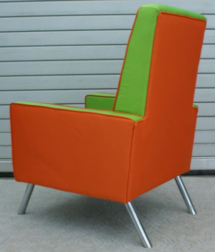 KARE Design Retro-Sessel Relaxsessel Sessel grün/orange (1)/B in Gera