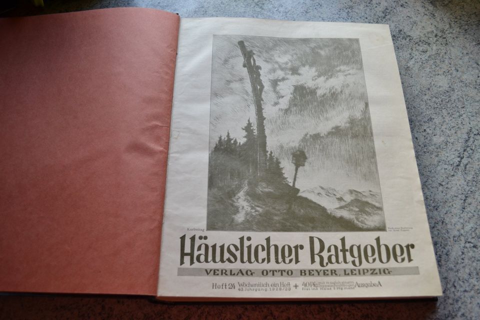 Buch Häuslicher Ratgeber 1929 / Beyers Familien- und Modezeitschr in Glauchau
