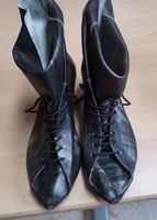 Stiefeletten für Lagenlook, Gr. 40, grau-silbrig, Leder Sachsen-Anhalt - Magdeburg Vorschau