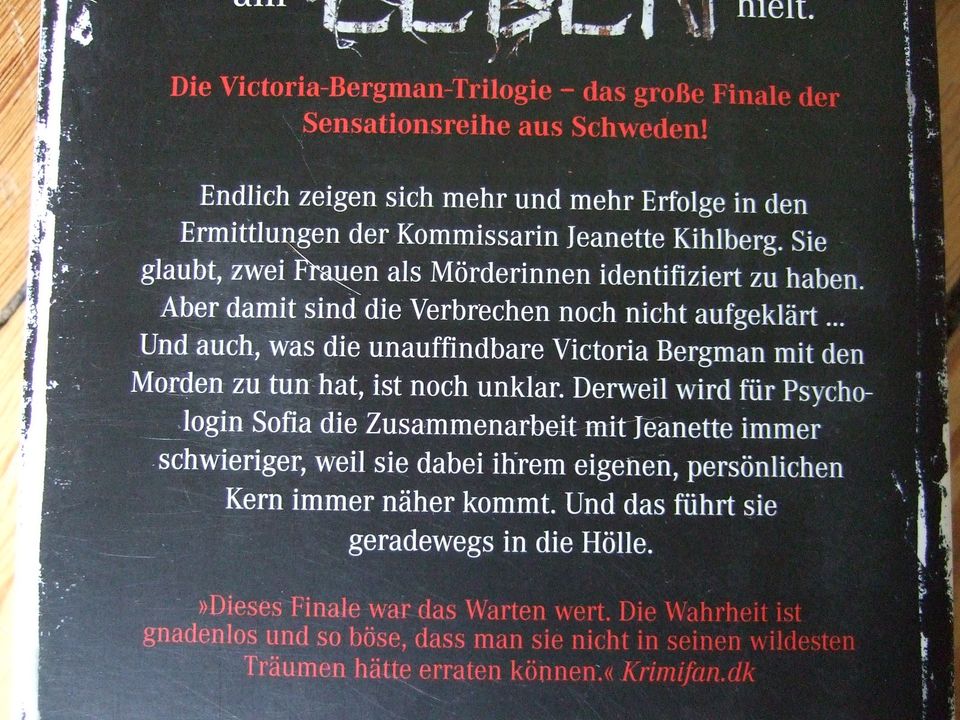 Psycho-Thriller Krimi Trilogie Schweden-Krimi Erik Axl Sund in Hamburg