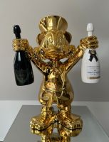 Dagobert Duck Champagner Skulptur Kunst Figur Gold Pop Art Deko Niedersachsen - Bremervörde Vorschau