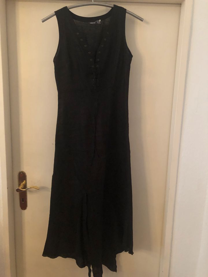 schwarzes Leinenkleid MEXX Größe 34 neu in Köln