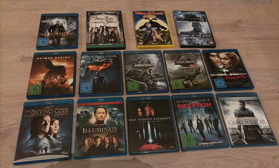 Blu ray / DVD Sammlung Collection Batman Inception Jurassic World in Hanau