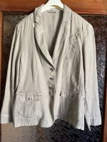 Steilmann Sakko Blazer Leinenjacke Jacke 46 XXXL beige creme Brandenburg - Bad Belzig Vorschau