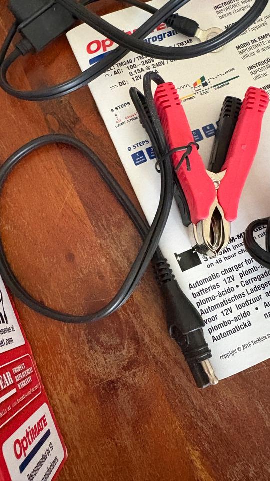 tecMATE Optimate 4 Ladegrät f. 12V Batterien, Motorrad, Quad usw. in Rohlstorf 