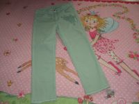 Mädchen Stretch Jeans Caprihose Mint 7/8 Gr. 134 H&M top Zustand Brandenburg - Plessa Vorschau