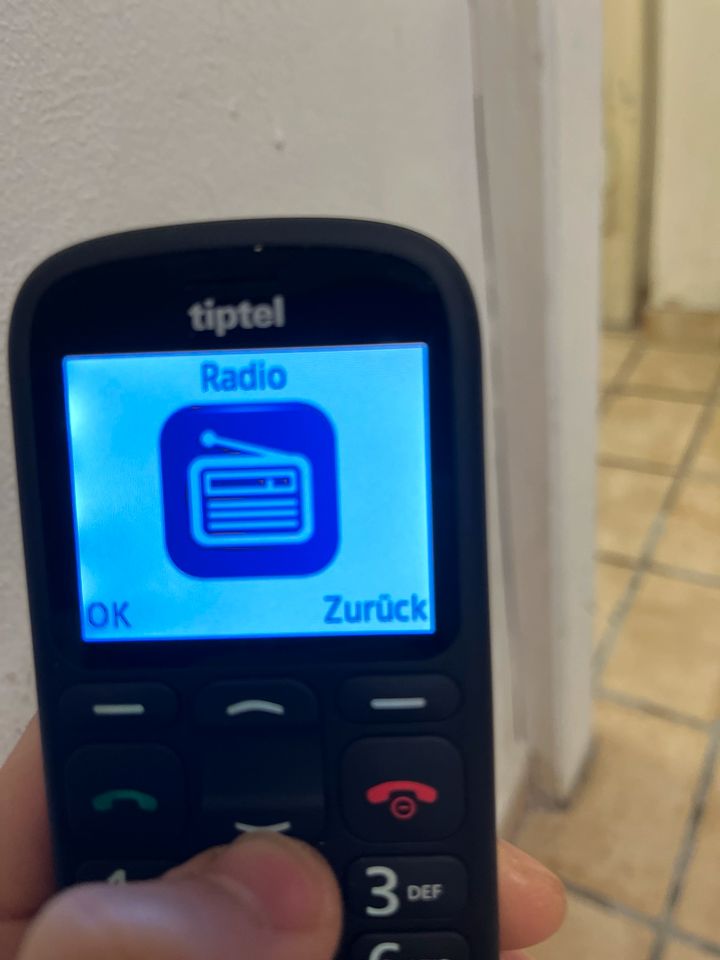 Tiptel Ergophone 6380 / Neuwertig/ Seniorenhandy / Telefon in Bad Lippspringe