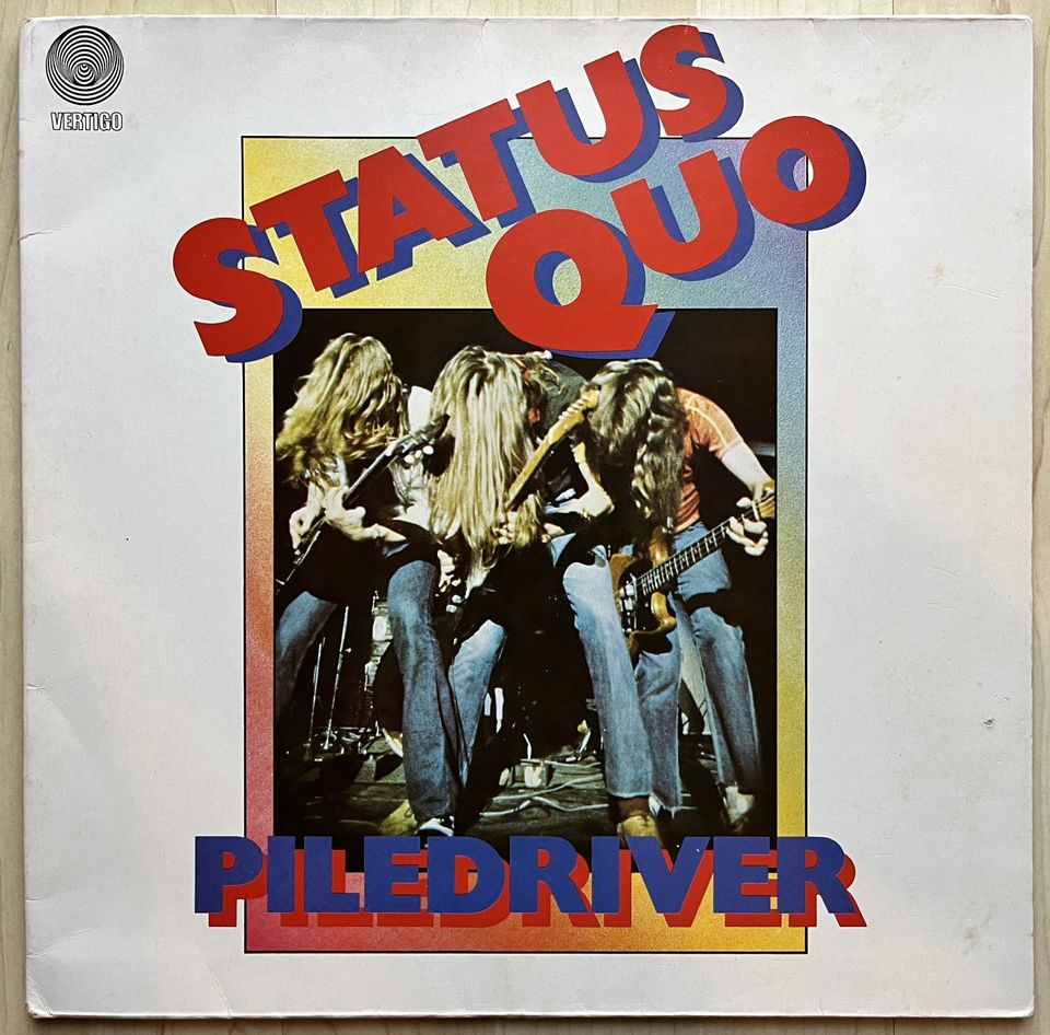 LP: STATUS QUO (UK) - Piledriver (1972,1980/VertigoD) in Nüdlingen