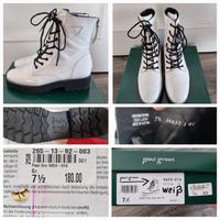 Paul Green Leder Boots weiß Stiefel 41 Niedersachsen - Südbrookmerland Vorschau