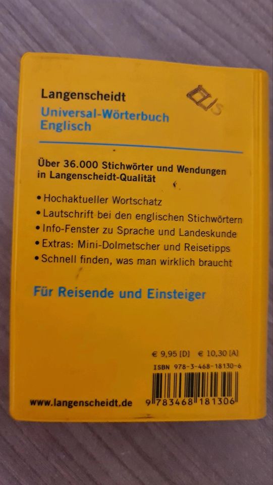 Universal Wörterbuch Englisch-Deutsch in Ungerhausen