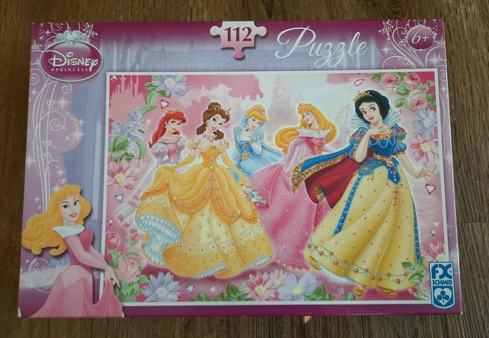 Disney Princess Puzzle 112 Teile gebraucht sehr gut erhalten in Schallstadt