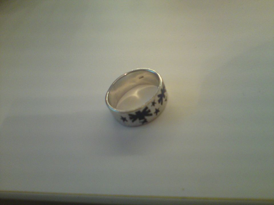 Ring - Silber - | 925 Remscheid hübschen, - - mit Nordrhein-Westfalen ist eBay jetzt gestempelt blauem in Muster Kleinanzeigen Kleinanzeigen