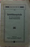 Konsumvereine Unterstützungskasse Mitgliederliste Satzung 1905 Berlin - Treptow Vorschau