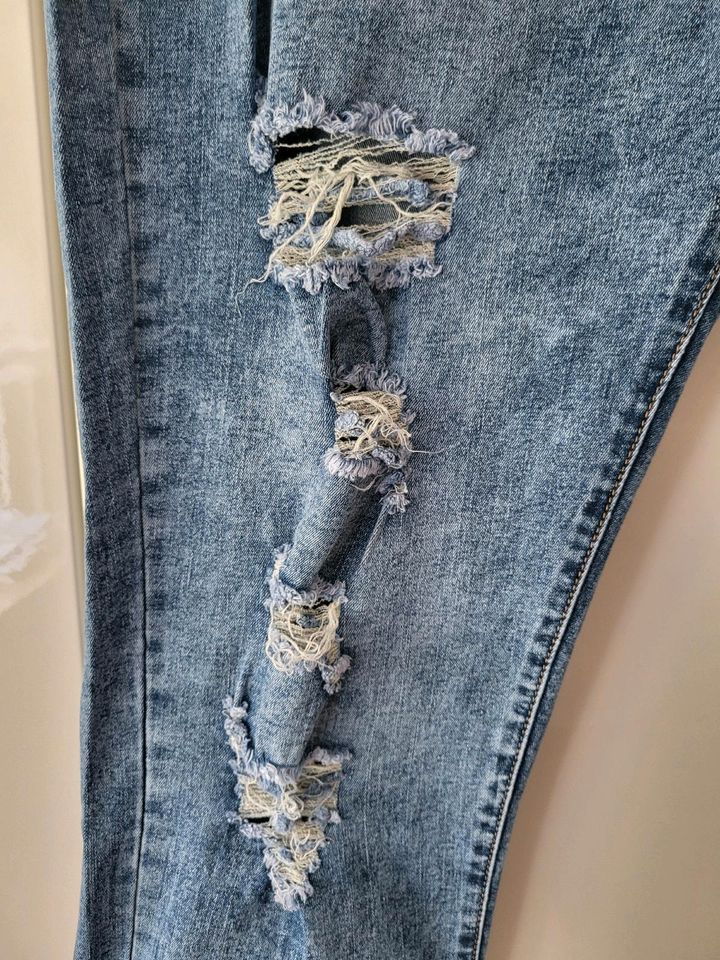 Mozzaar Jeans Jeggings Cut Out Stretch Gr.56 NEU mit Etikett in Witten