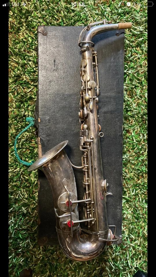 Alt Saxophone Hawkes and Son Vintage Saxofon Pre 1930 London in Au