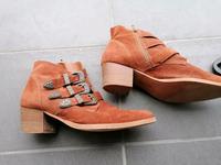 Wildleder Stiefeletten Bayern - Pliening Vorschau